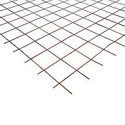 Bouwstaalmat roest 3x2 m 50x50x5 mm - Bouwvoordeel