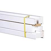 Deurkozijn 56x90x2315 mm R opdek hardhout wit gegrond - Bouwvoordeel