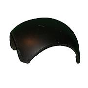 Monier Broekstuk Universeel 3x halfronde vorst zwart glazura - Bouwvoordeel