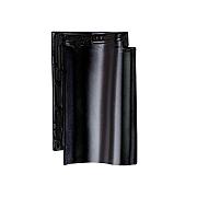 Monier De Nieuwe Hollander-V Gevelpan links edelzwart vol donker - Bouwvoordeel