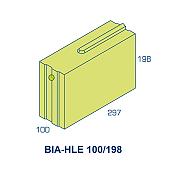 BIA Grindbeton Lijmblok HLE 100/198 VW 297x100x198 mm grijs - Bouwvoordeel