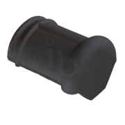 Monier Halfronde Topgevelbeginvorst blauw gesmoord - Bouwvoordeel