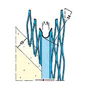 Stuc hoekprofiel 10mm verzinkt L=3000mm (1005H) - Bouwvoordeel