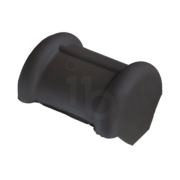 Monier Halfronde Topgeveleindvorst blauw gesmoord - Bouwvoordeel