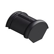 Monier Grafietgrijs halfronde beginvorst type Plus