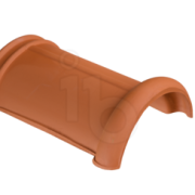 Monier Halfronde Vorst natuurrood - Bouwvoordeel