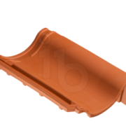 Monier Gevelpan rechts OVH 206 natuurrood - Bouwvoordeel