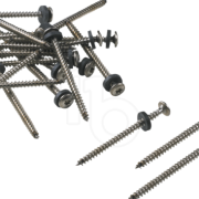 Monier Torxschroef en neopreen-volgring RVS 5x40 mm - Bouwvoordeel