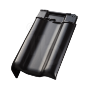 Koramic Alegra 10 Gevelpan links  vulkaanzwart edel-engobe - Bouwvoordeel