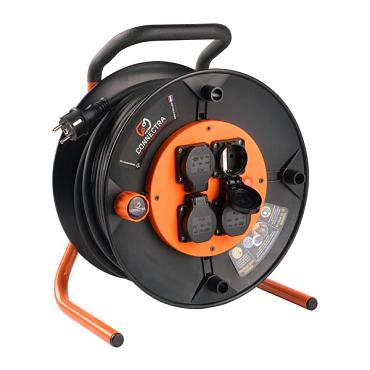 Connectra Kabelhaspel EXPERT-Pro 40m – Bouwvoordeel