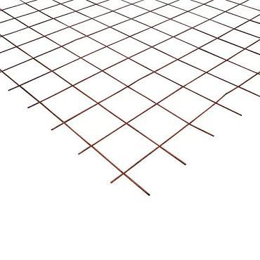 Bouwstaalmat roest 3x2 m 100x100x8 mm - Bouwvoordeel