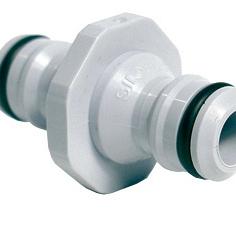 Talen Tools Dubbele nippel (PVC) - Bouwvoordeel