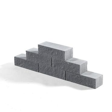 Kalkzandsteen Breuk WF 102x214x54 Antraciet Strek - Bouwvoordeel