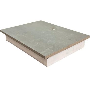 Berg Vloerluik 22 mm verzonken luikring en neopreenband 795x495 mm Rc=3,5 - Bouwvoordeel