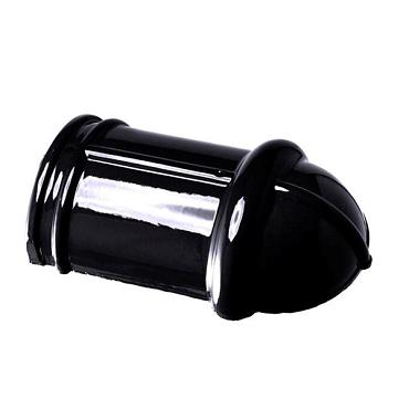 Monier Halfronde Hoekkeperbeginvorst zwart glazura - Bouwvoordeel