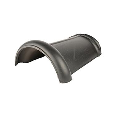 Monier Halfronde Vorst zwart glazura - Bouwvoordeel