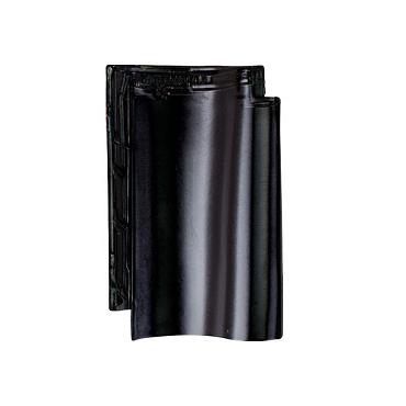 Monier De Nieuwe Hollander-V Gevelpan rechts edelzwart vol donker - Bouwvoordeel