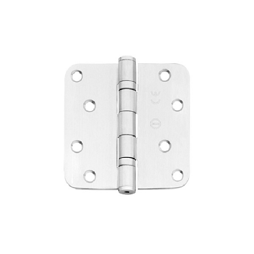 Kogellagerscharnier 89×89 mm RVS afgeronde hoeken - Bouwvoordeel