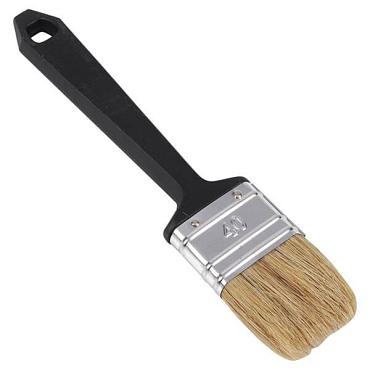 CP Platte kwast 40 wit varkenshaar - Bouwvoordeel