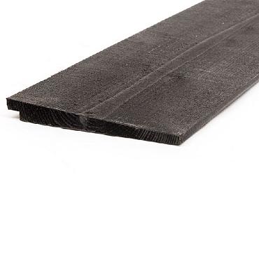HV Zweeds Rabat Vuren 12/29x195 mm x 420 cm zwart gelakt - Bouwvoordeel