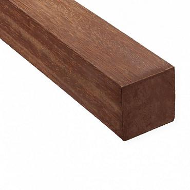 HV Hardhouten Paal 6,5x6,5x300 cm geschaafd - Bouwvoordeel