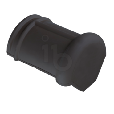 Monier Halfronde Topgevelbeginvorst blauw gesmoord - Bouwvoordeel