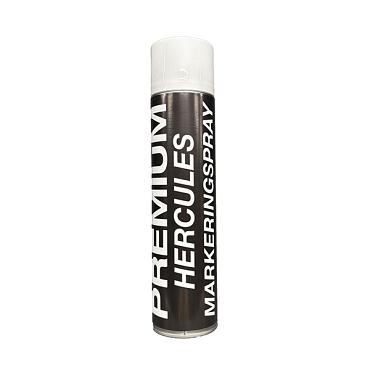 Hercules Premium Markeringspray wit 600 ml – Bouwvoordeel