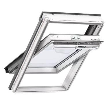 Velux tuimelvenster, wit afgelakt, veiligheidsglas, GGL SK06 2070 (114x118 cm) - Bouwvoordeel