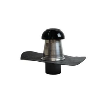 BossCover Ontluchtings dakdoorvoer alu/kunststof zelfklevend 110mm - Bouwvoordeel