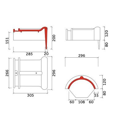 Type Plus Halfronde Beginvorst Edelzwart Vol Donker