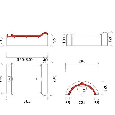 Type Plus Halfronde Vorst Grafietgrijs