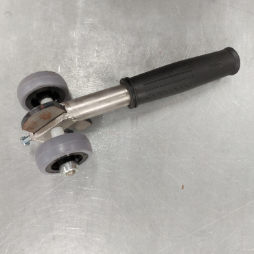 Voegroller met handvat en verstelbaar 10 mm doorstrijkblokje | kopen bij bouwvoordeel