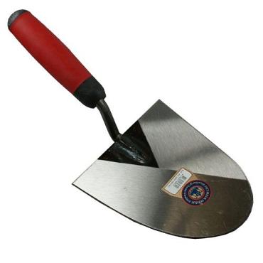 Melkmeisje metseltroffel 190 mm Arnhems model met softgrip rechts – 163763 | kopen bij Bouwvoordeel