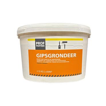 ProfPartner Gipsgrondeer Geel 5 kg – 281958| kopen bij Bouwvoordeel