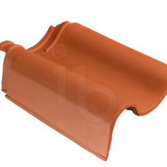 Monier Gevelpan links OVH 206 natuurrood - Bouwvoordeel