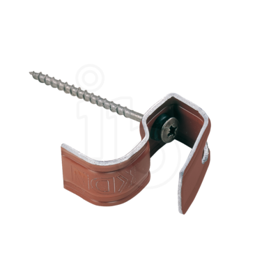 Monier Euro-Vorsthaak  halfronde en platte vorst rood - Bouwvoordeel