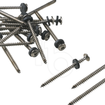 Monier Torxschroef en neopreen-volgring RVS 5x40 mm - Bouwvoordeel