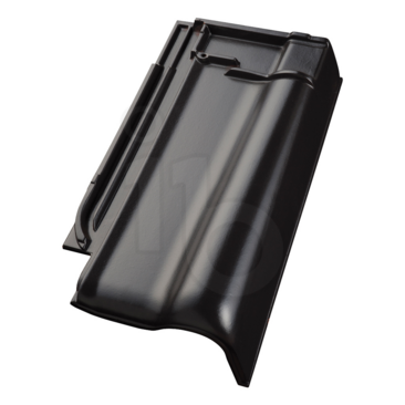 Koramic Alegra 10 Gevelpan rechts  vulkaanzwart edel-engobe - Bouwvoordeel